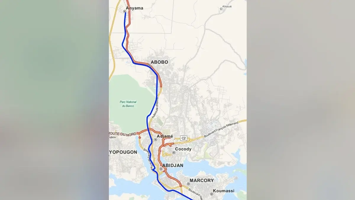 Métro d'Abidjan — illustration