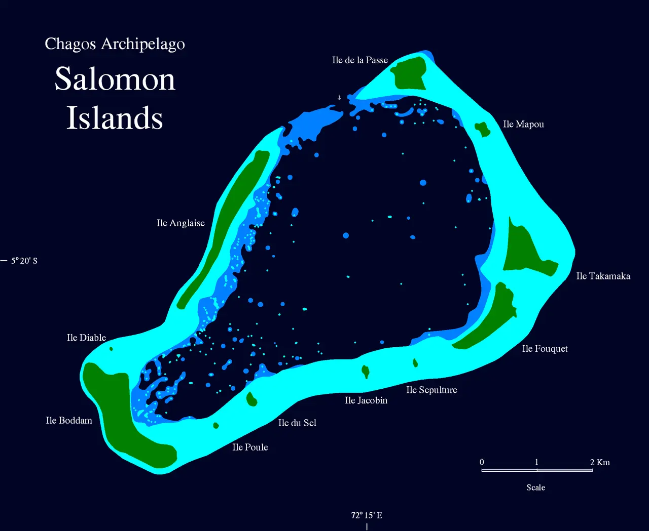 Îles Salomon (archipel des Chagos) — illustration