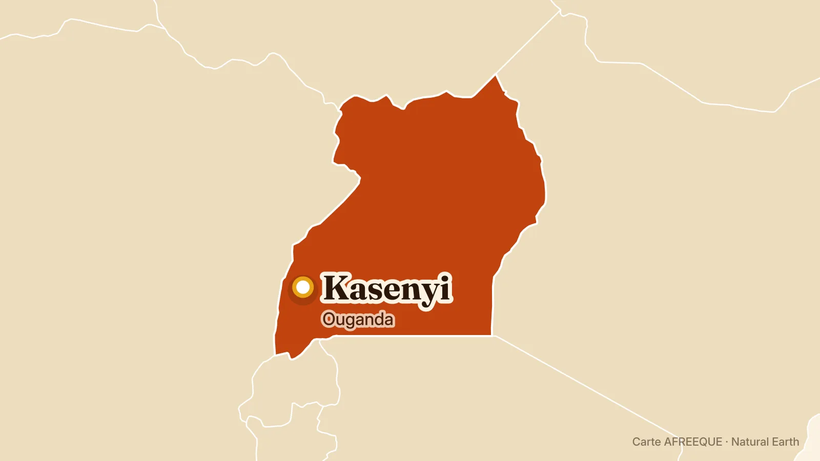 Carte : Kasenyi, Ouganda