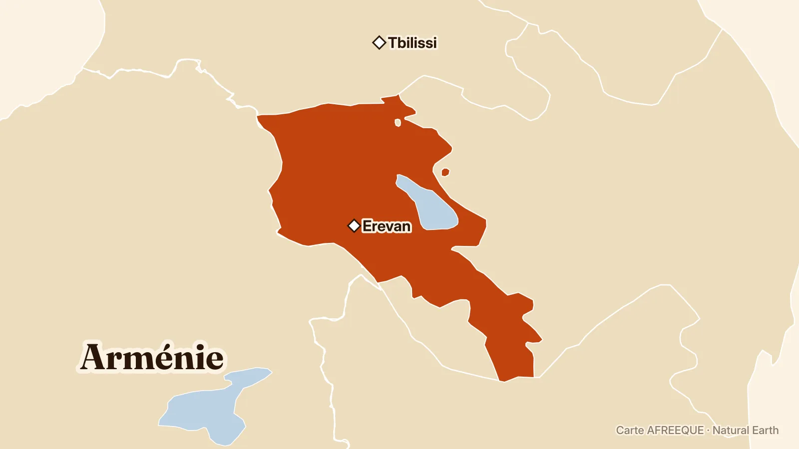 Map: Arménie