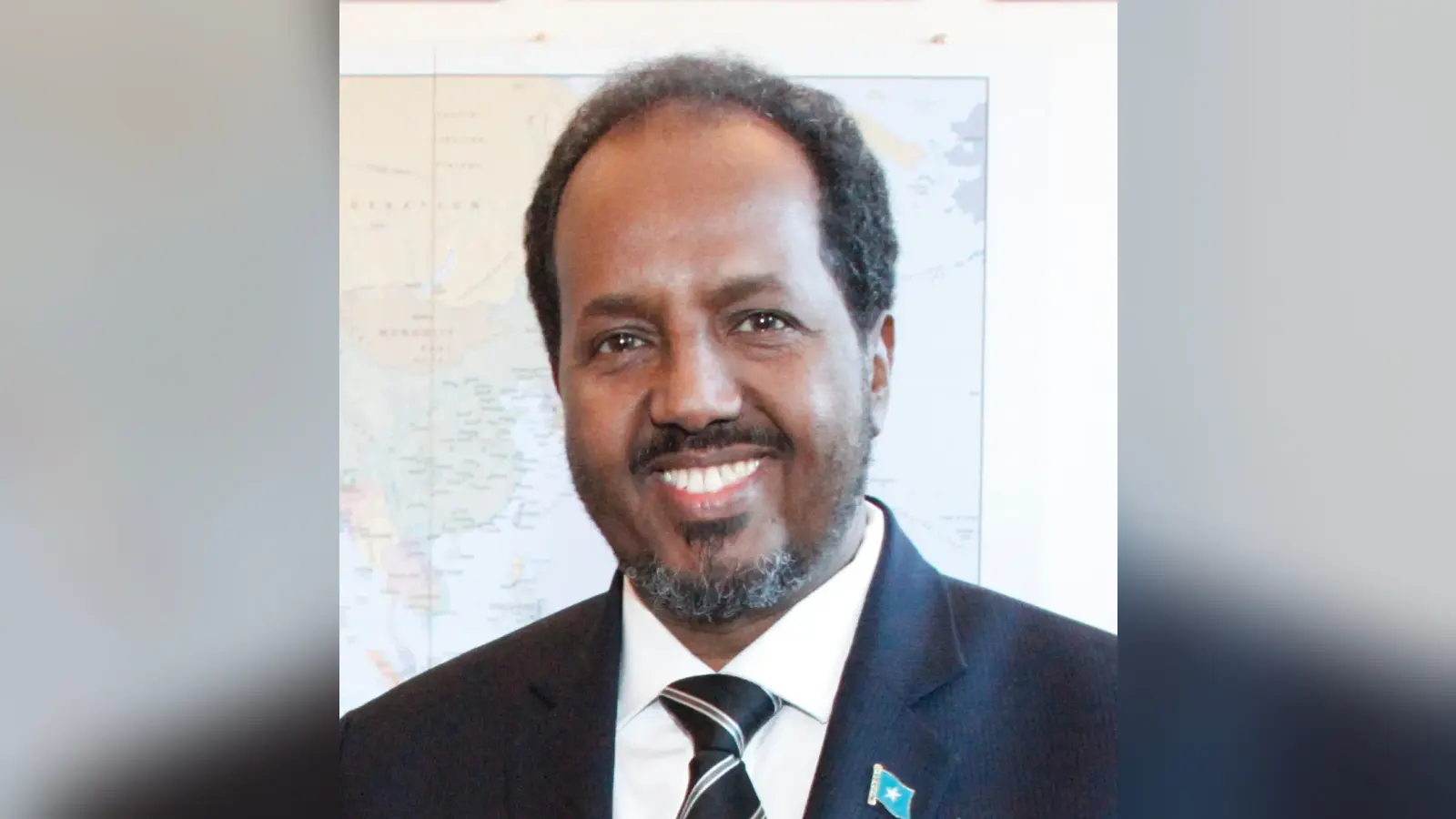 Hassan Sheikh Mohamoud — illustration