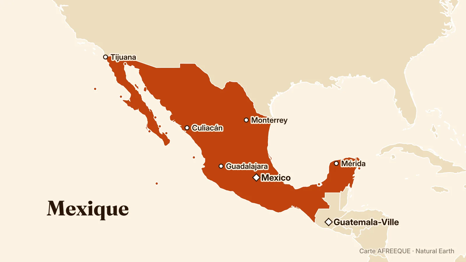 Carte : Mexique