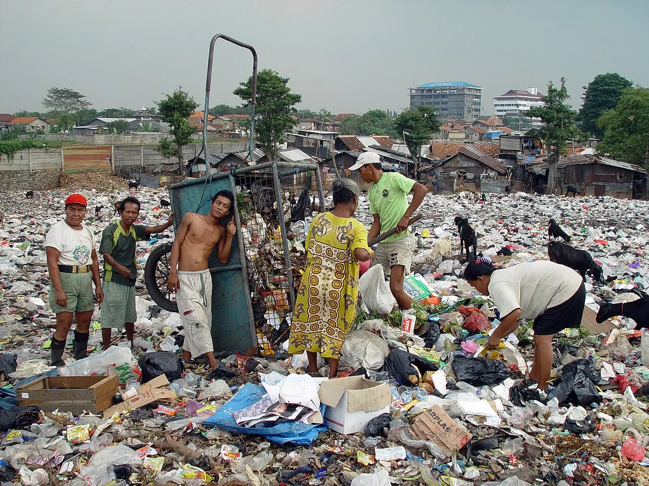 Récupération informelle des déchets — illustration