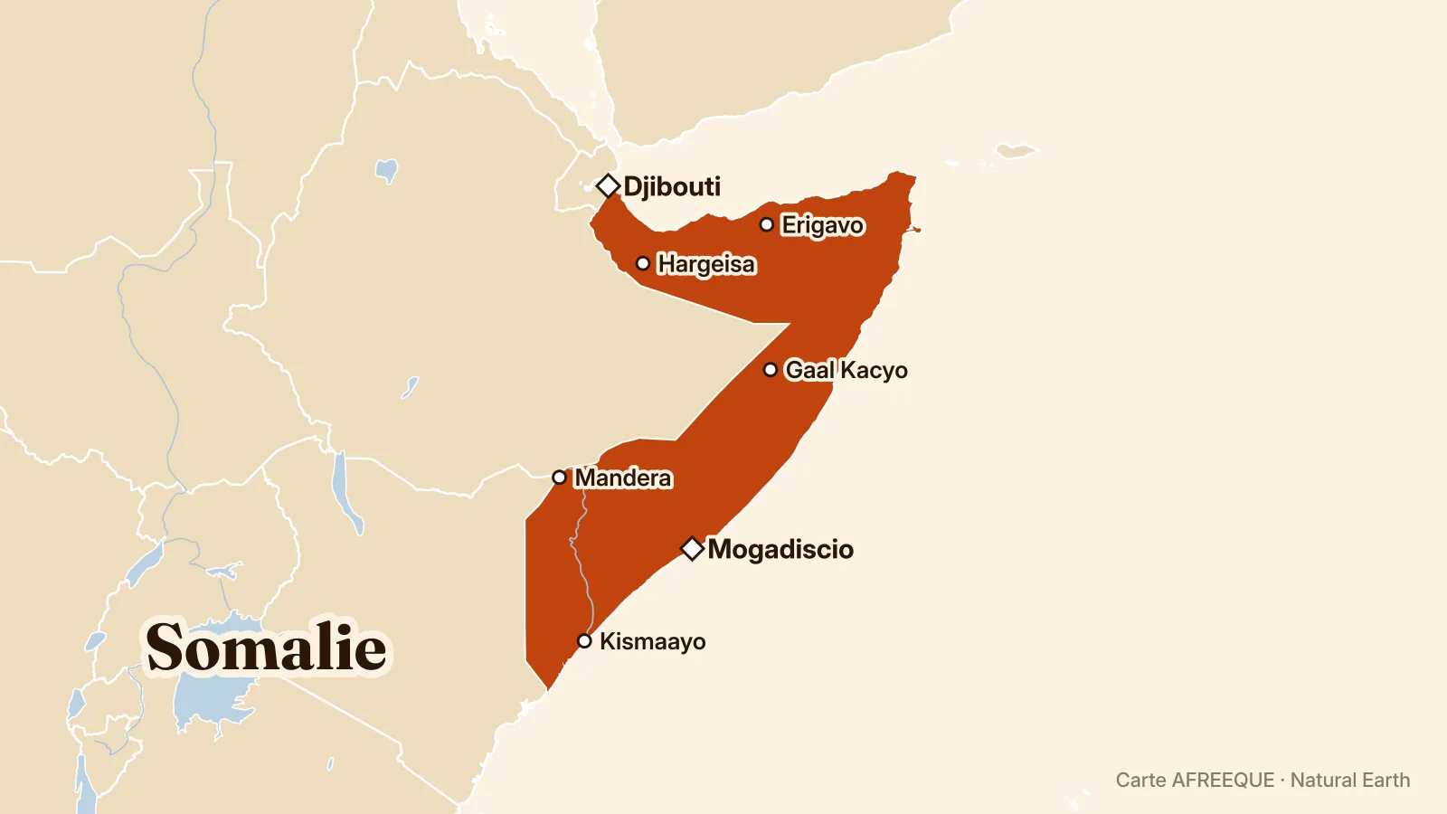Carte : Somalie