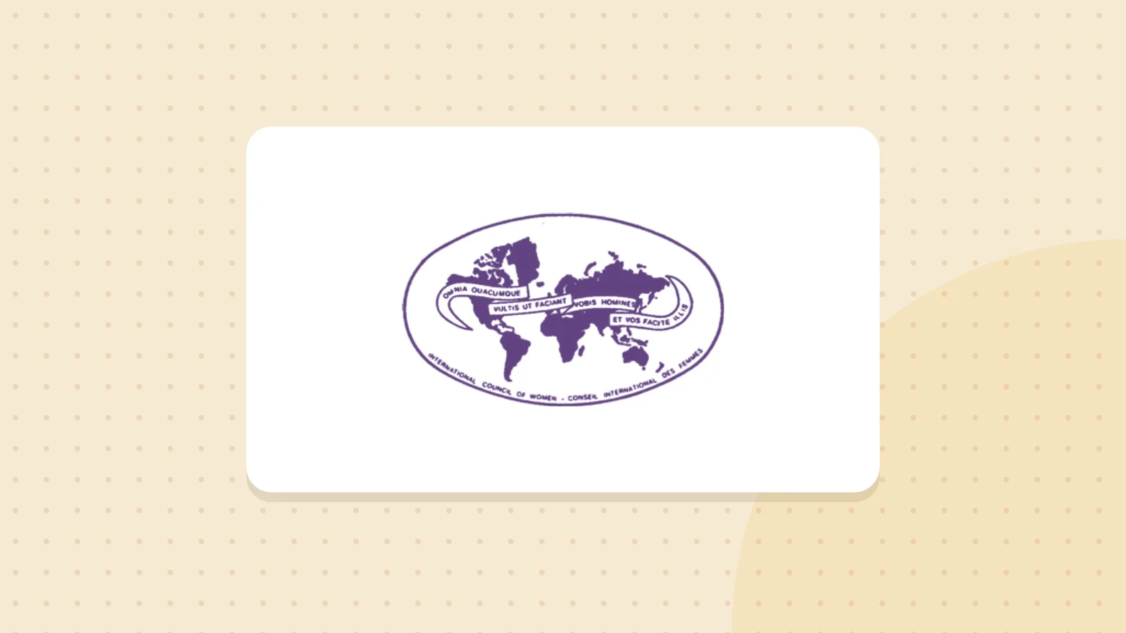 Logo de Conseil international des femmes