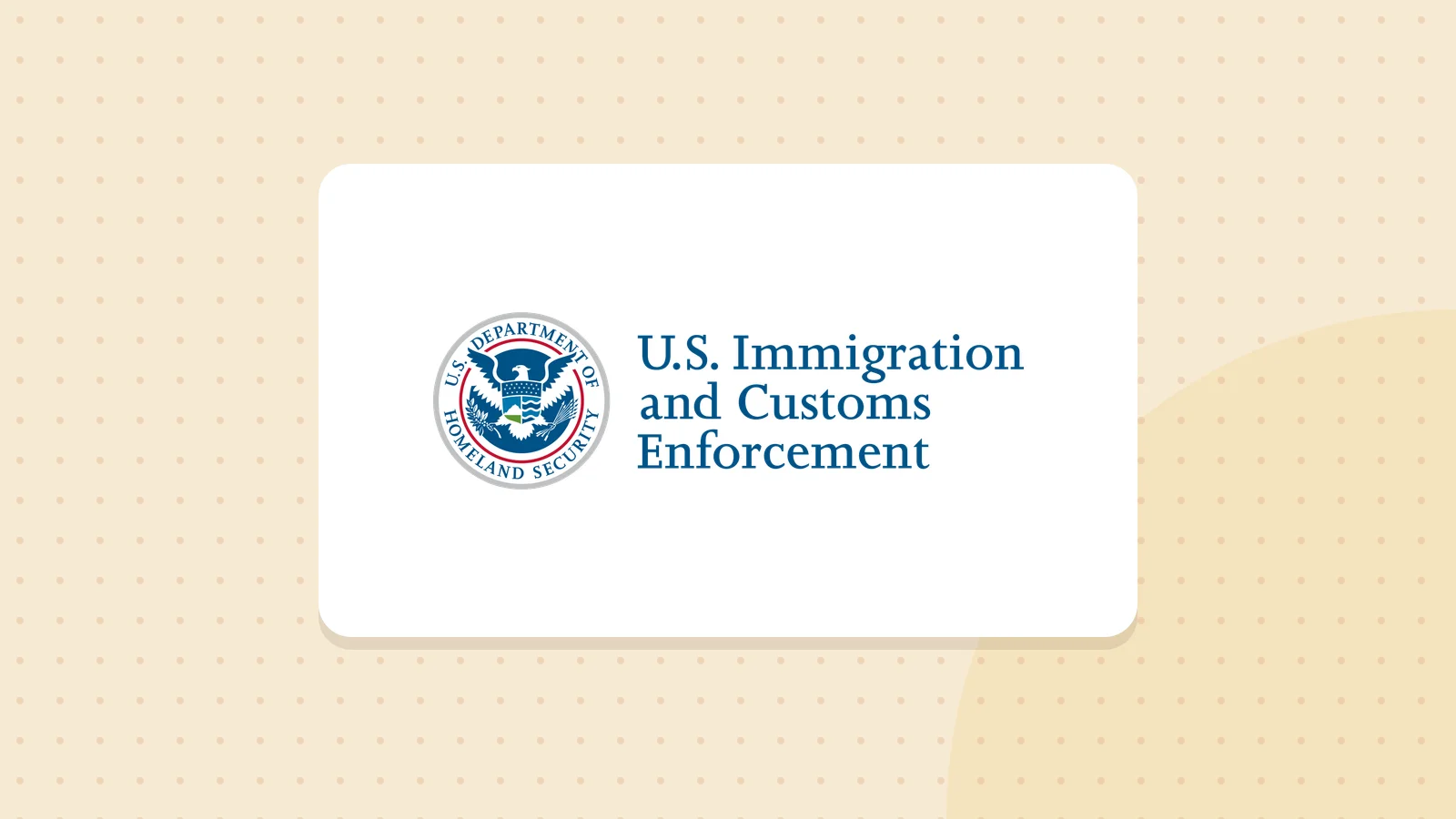 Logo de United States Immigration and Customs Enforcement