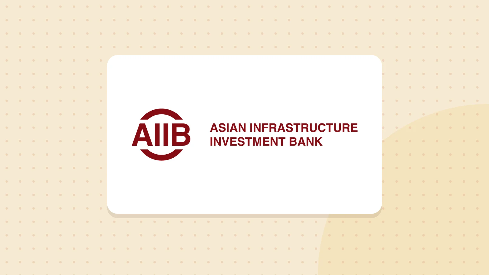 Logo de Banque asiatique d'investissement pour les infrastructures
