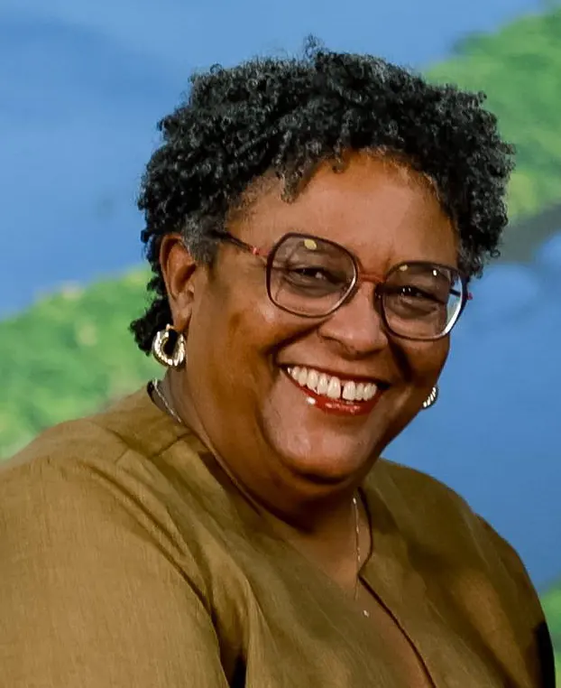 Mia Mottley — illustration
