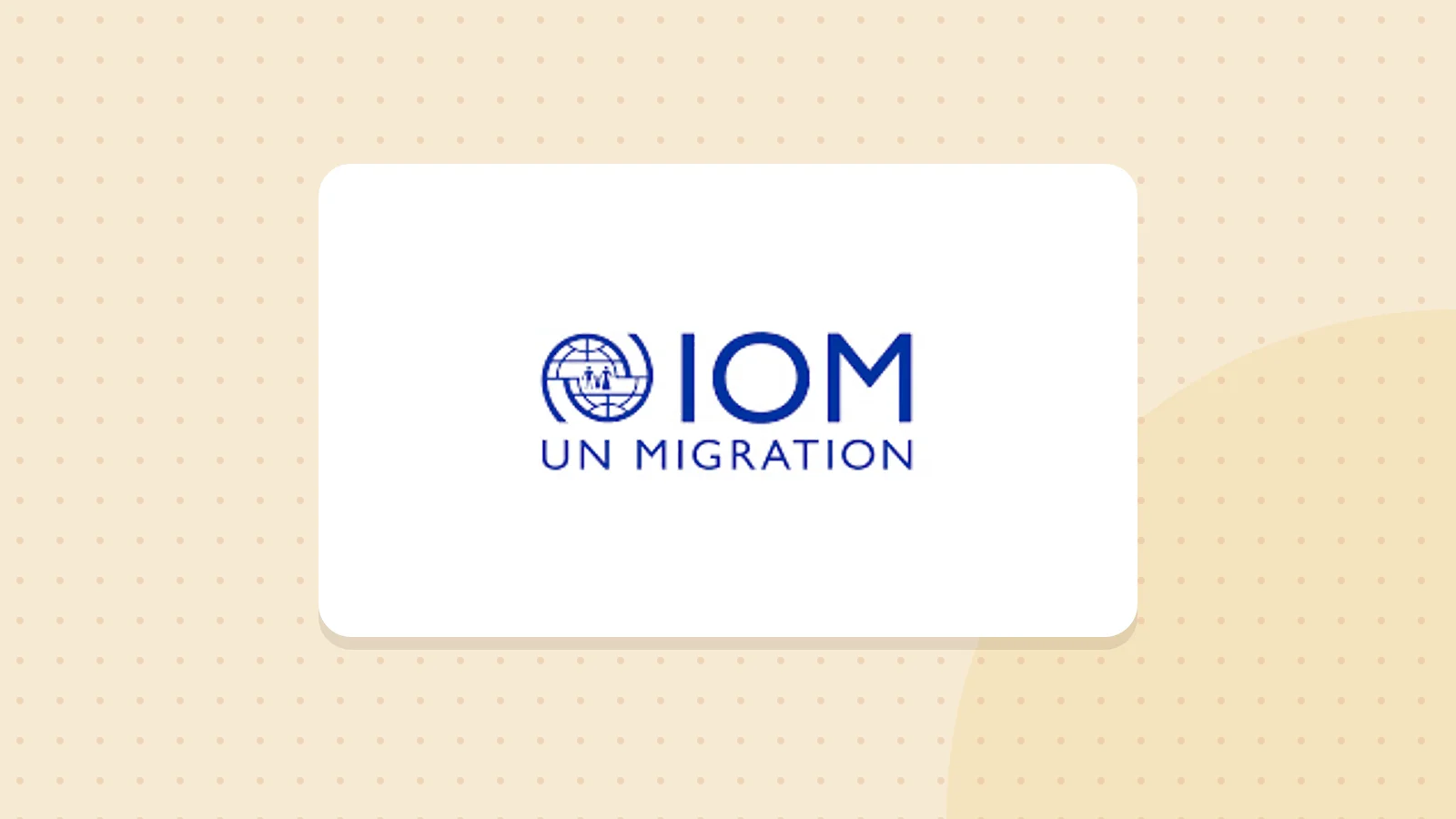Logo de Organisation internationale pour les migrations