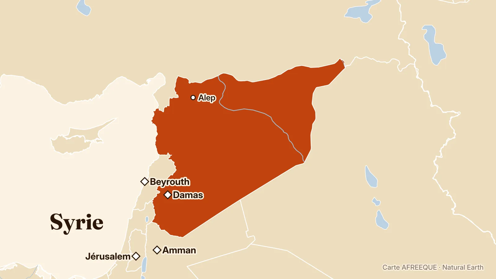 Carte : Syrie