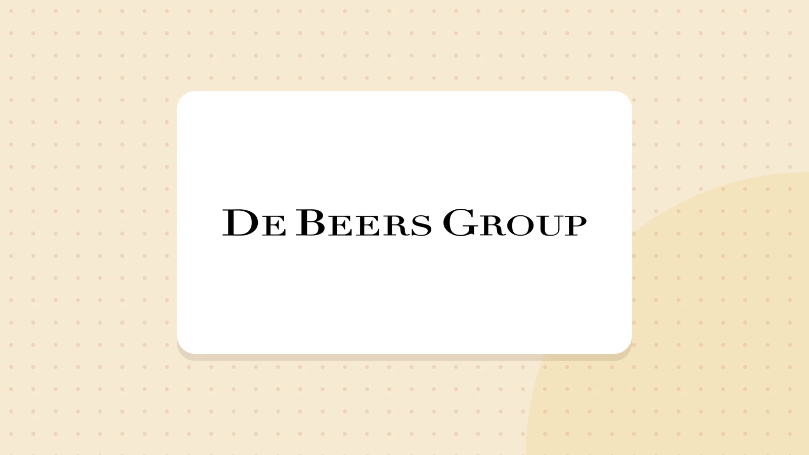 Logo de De Beers