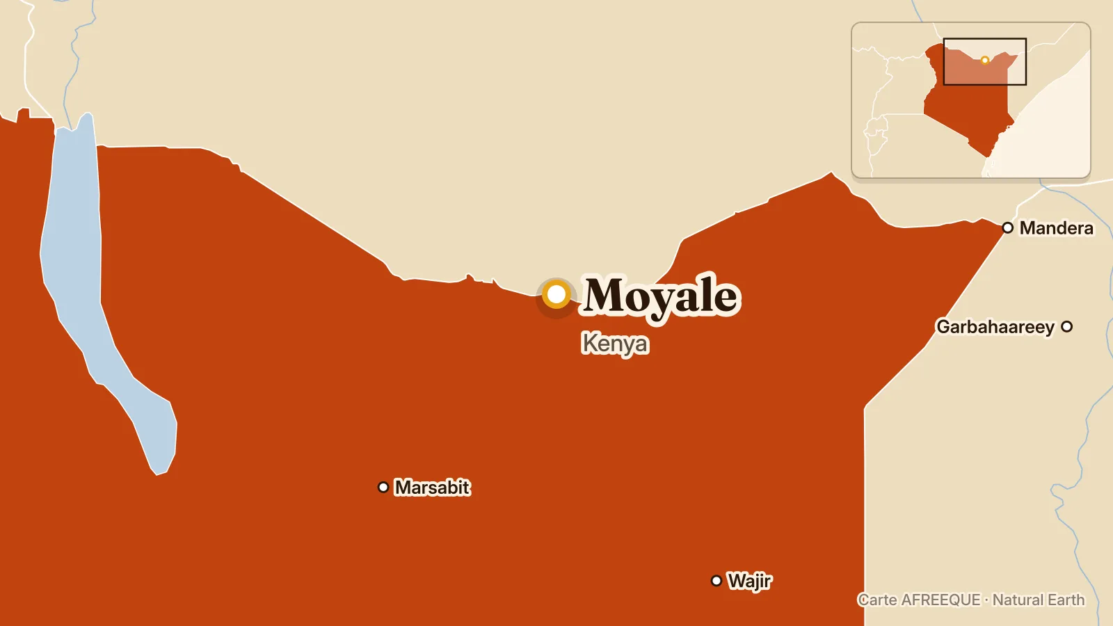 Carte : Moyale, Kenya