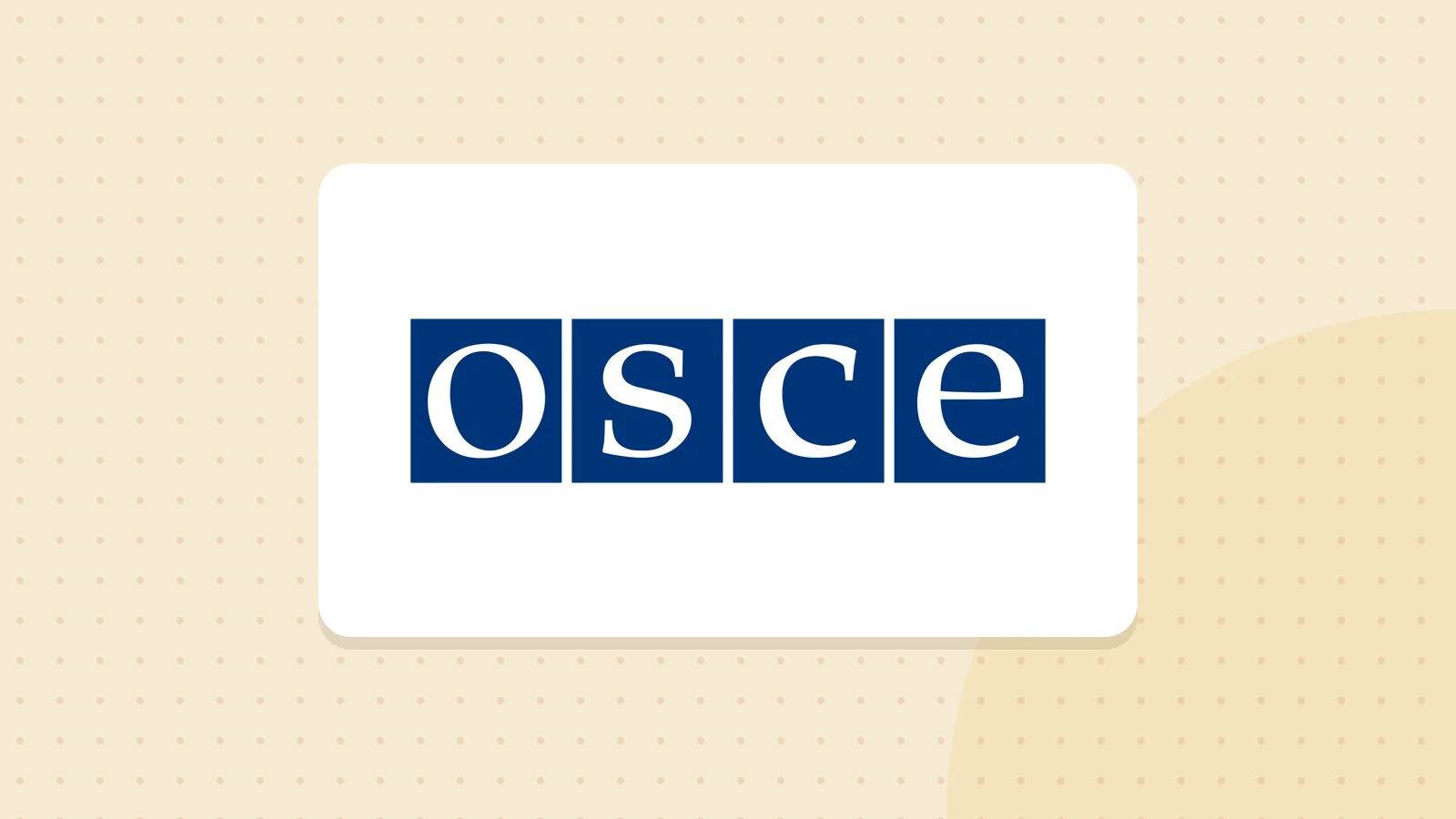Logo de Organisation pour la sécurité et la coopération en Europe
