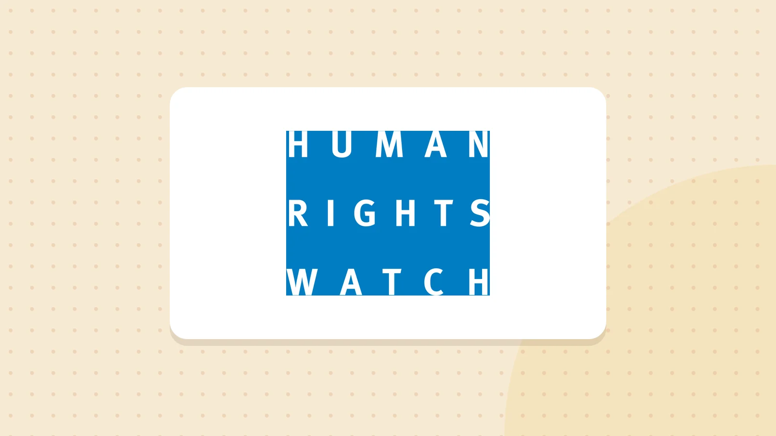Logo de Human Rights Watch