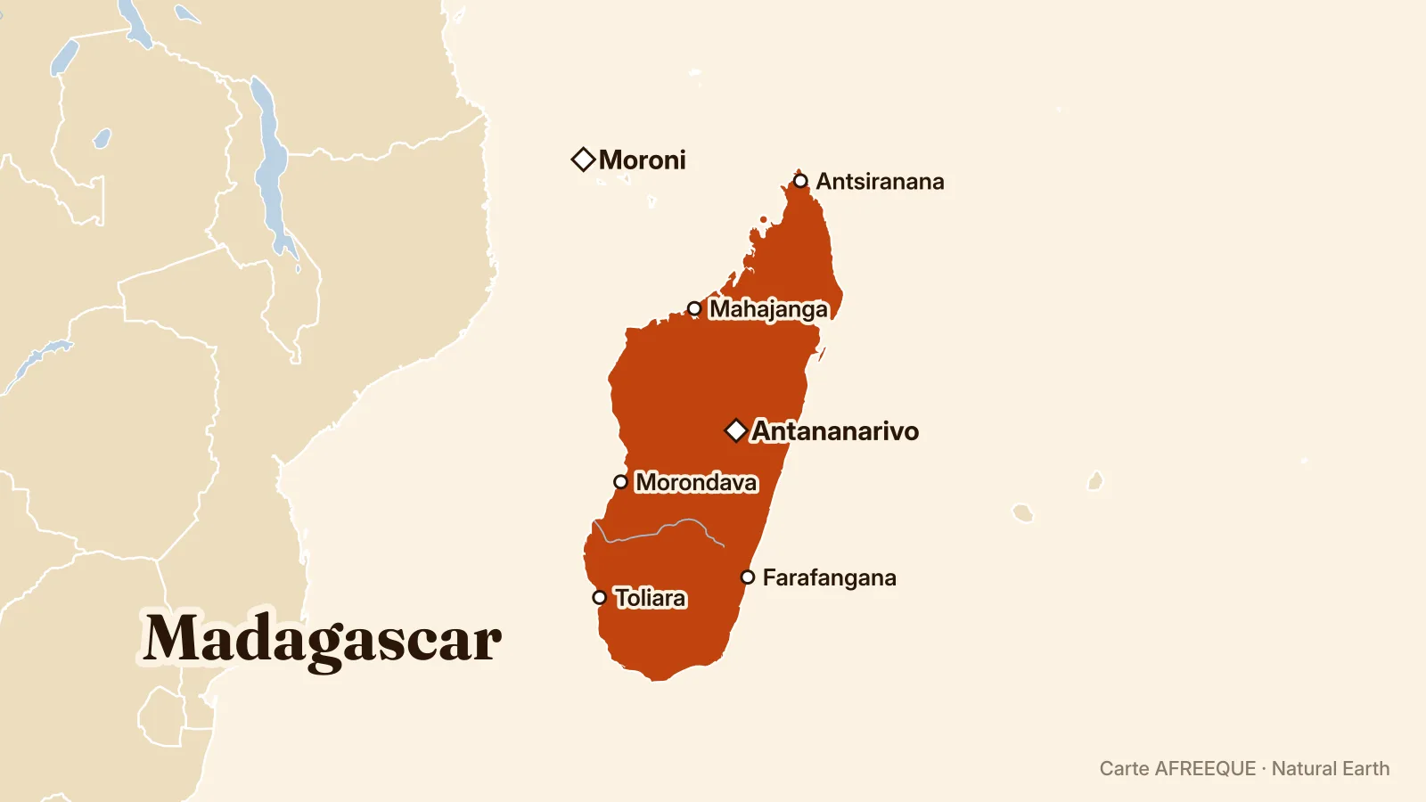 Carte : Madagascar