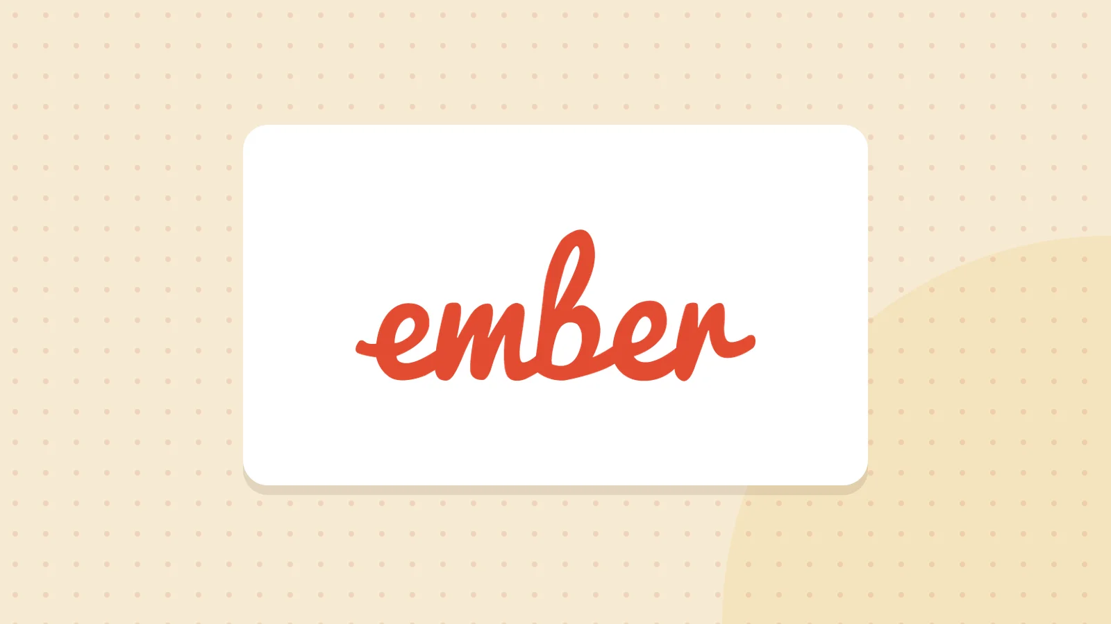 Logo de Ember.js