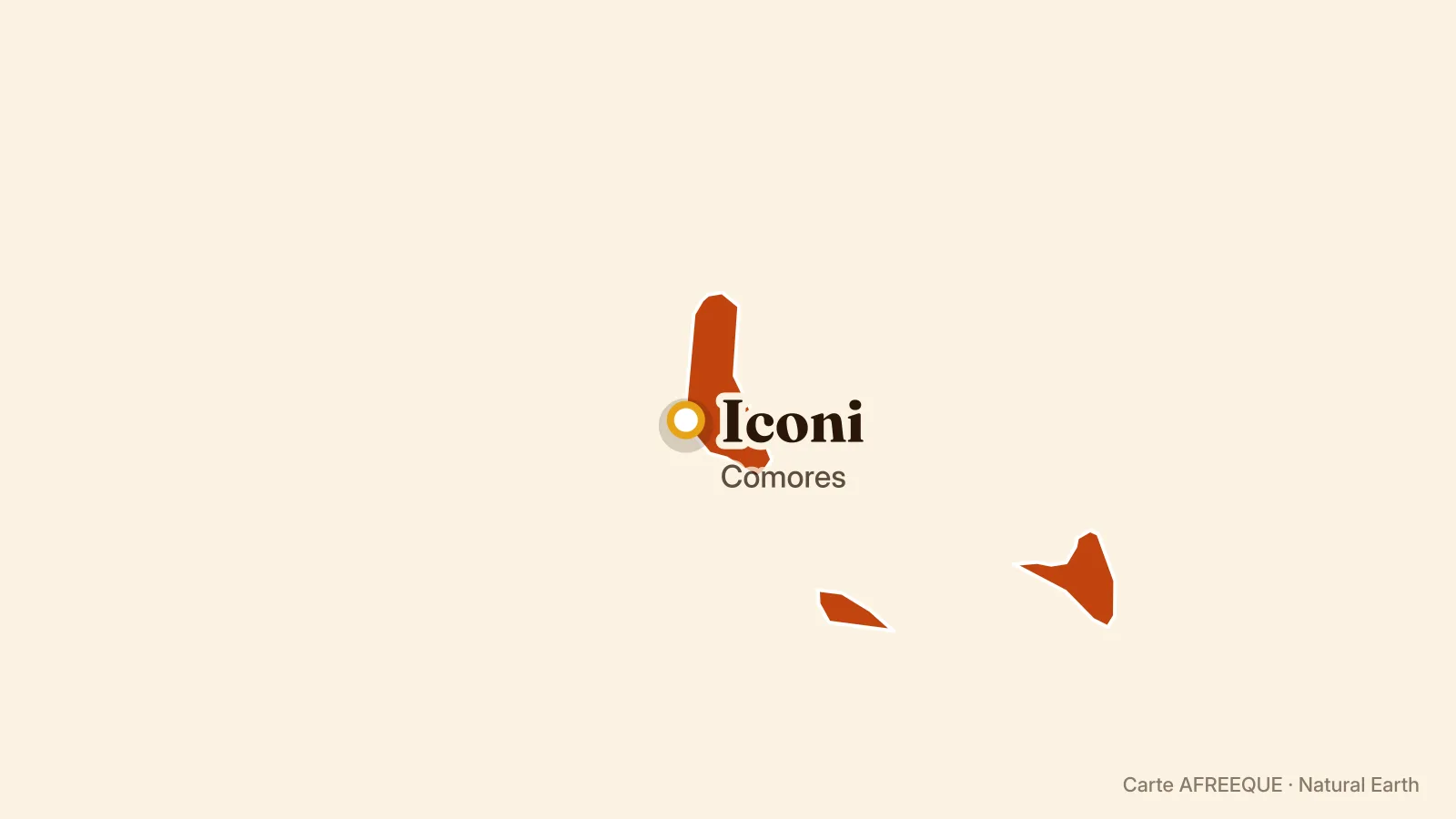 Carte : Iconi, Comores