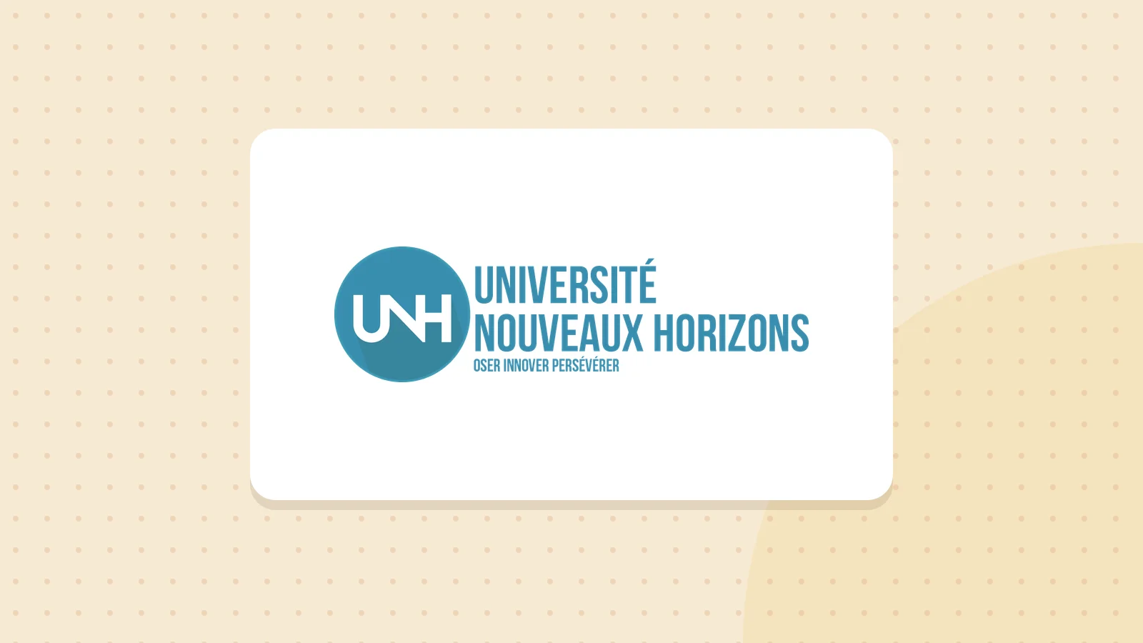 Logo de Université nouveaux horizons