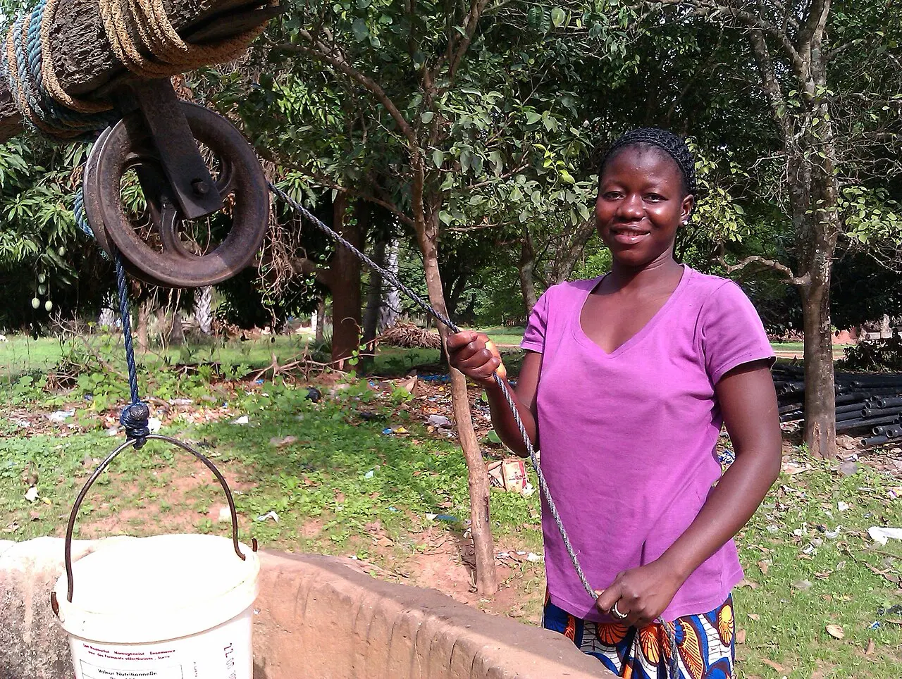 Puits d'eau en Casamance 01 — photo d’illustration (eau et assainissement)