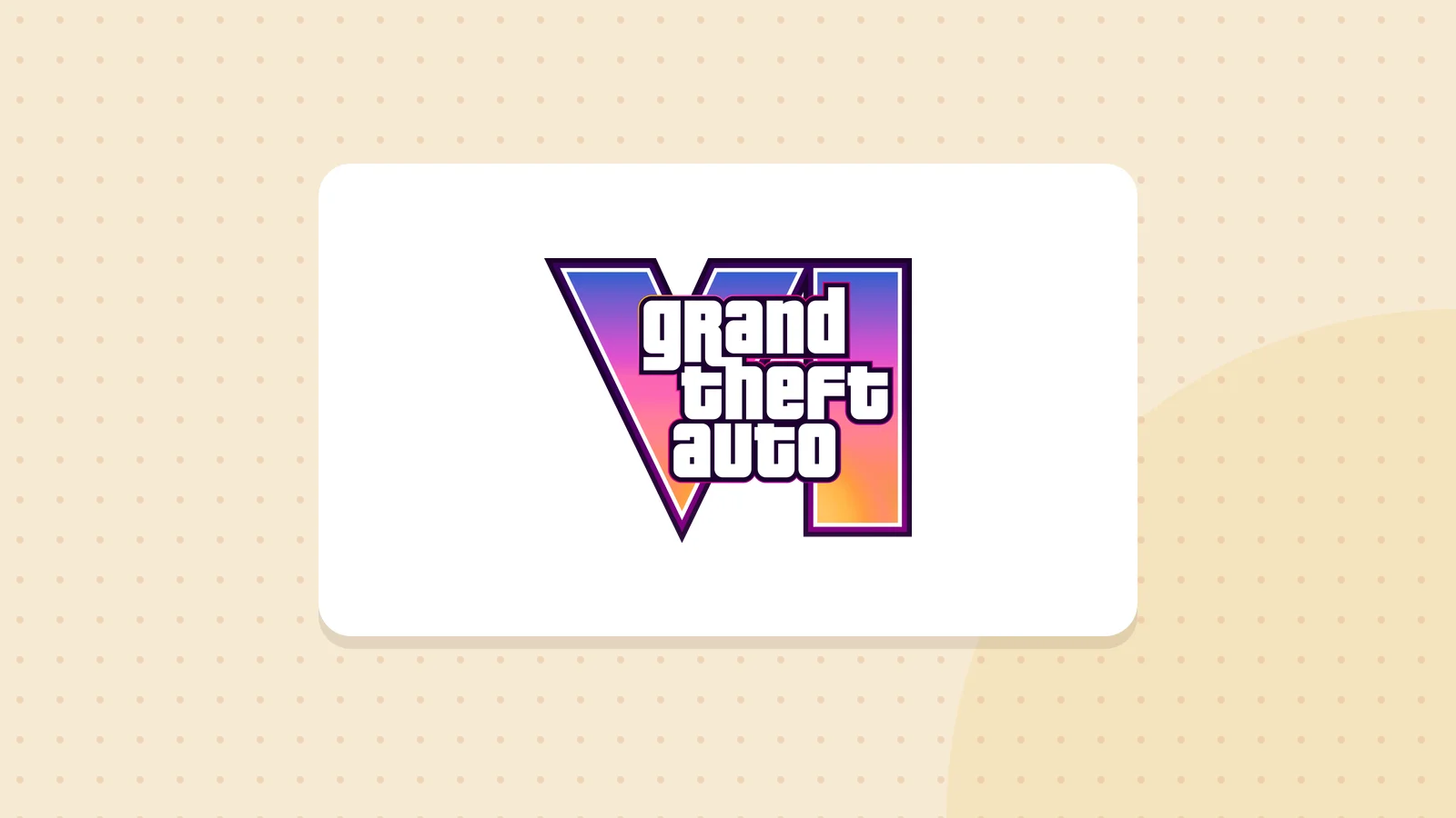 Logo de Grand Theft Auto VI