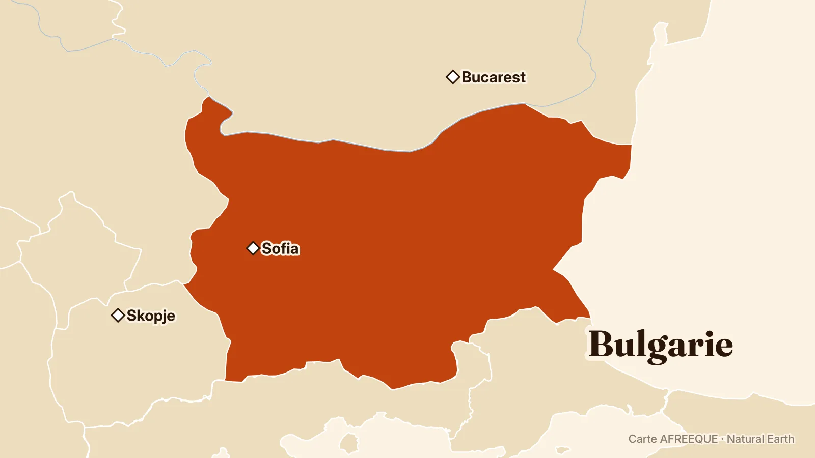 Carte : Bulgarie