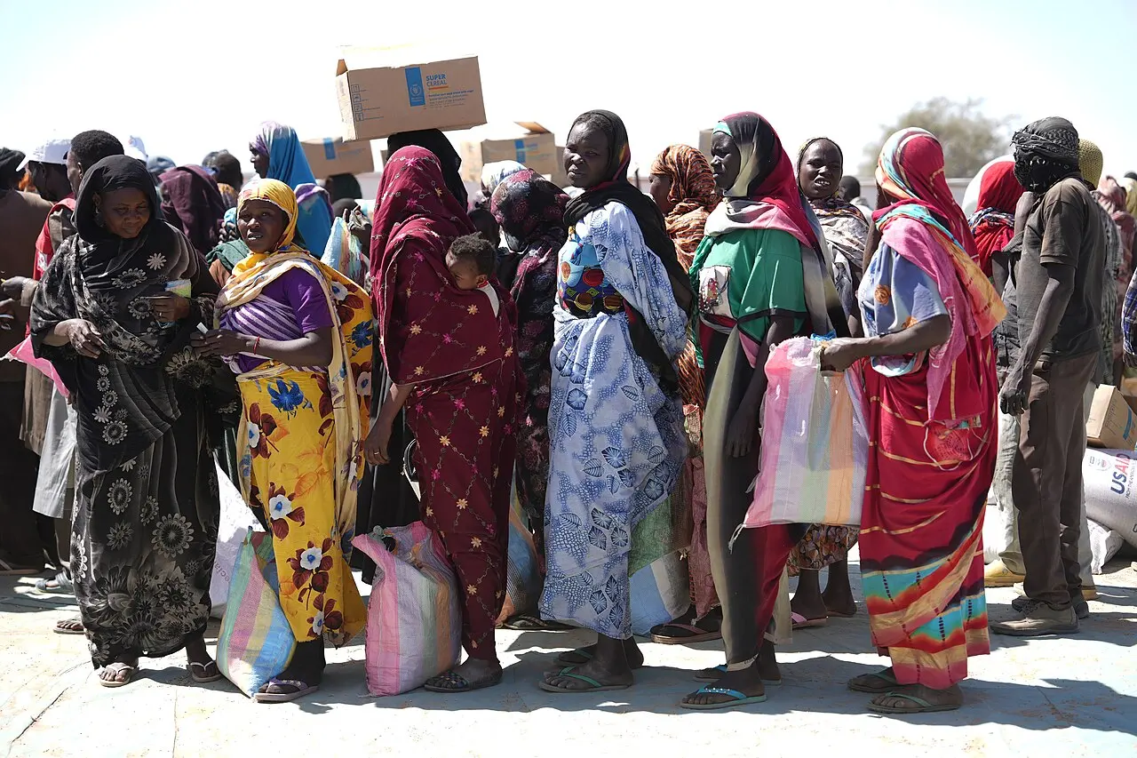 Foreign Secretary David Lammy meets Sudanese refugees in Chad in the border town of Adre on 24 January 2025 - 13 — photo d’illustration (réfugiés et déplacés)