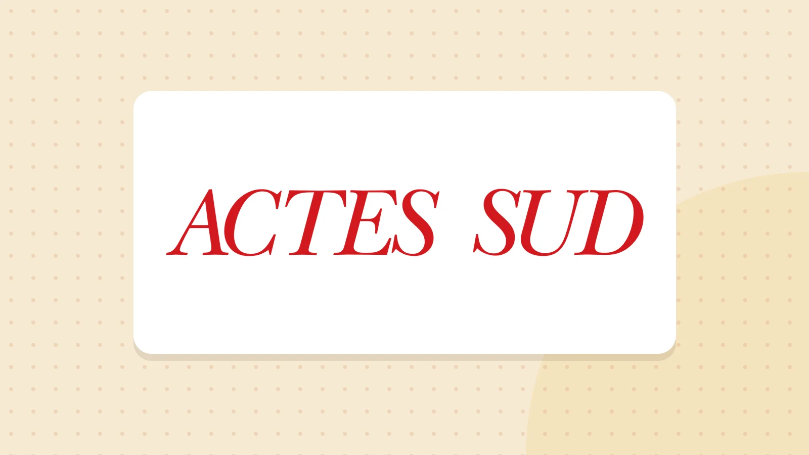 Logo de Actes Sud