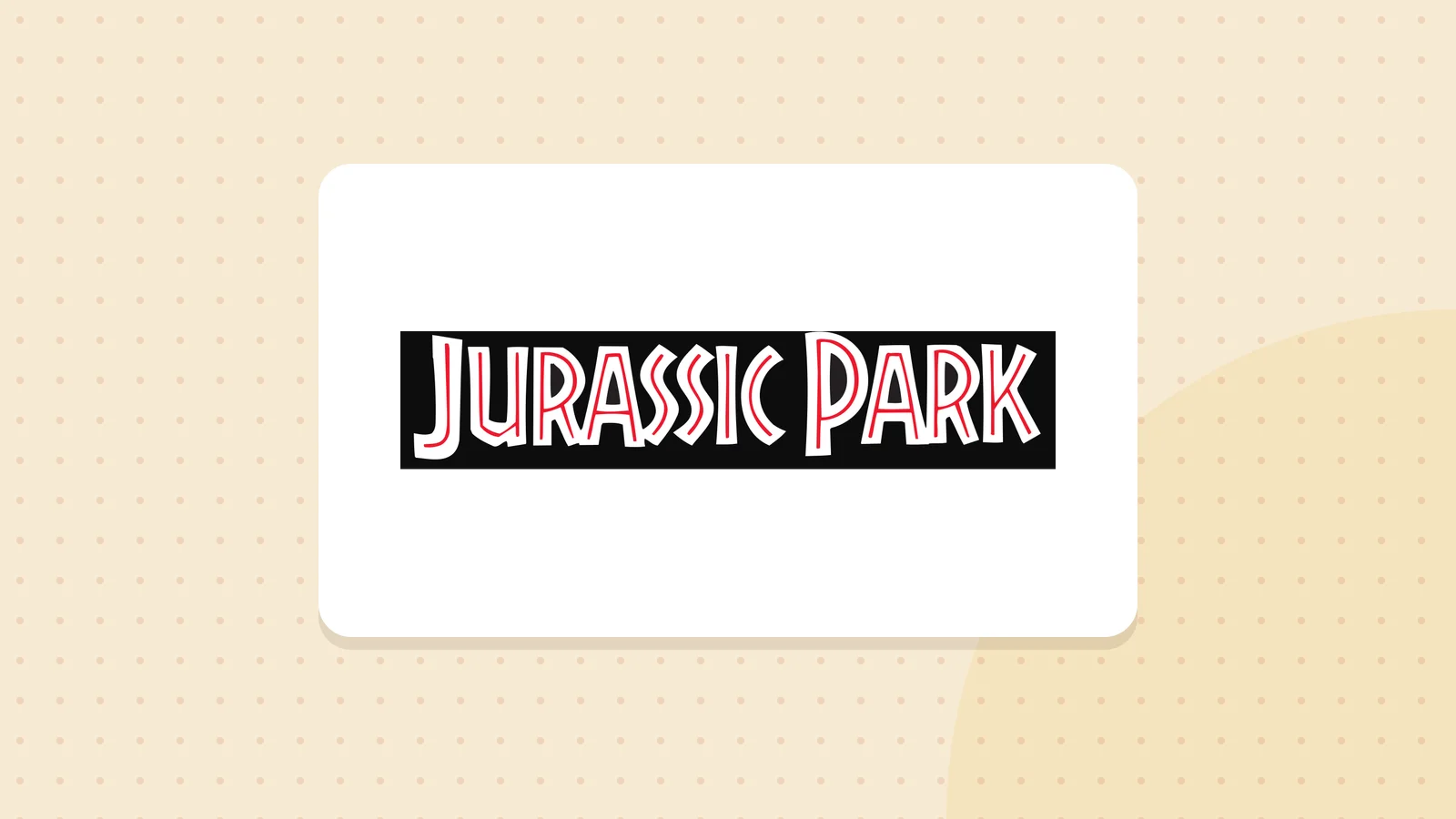 Logo de Jurassic Park