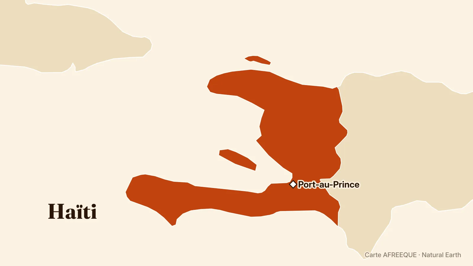 Map: Haïti