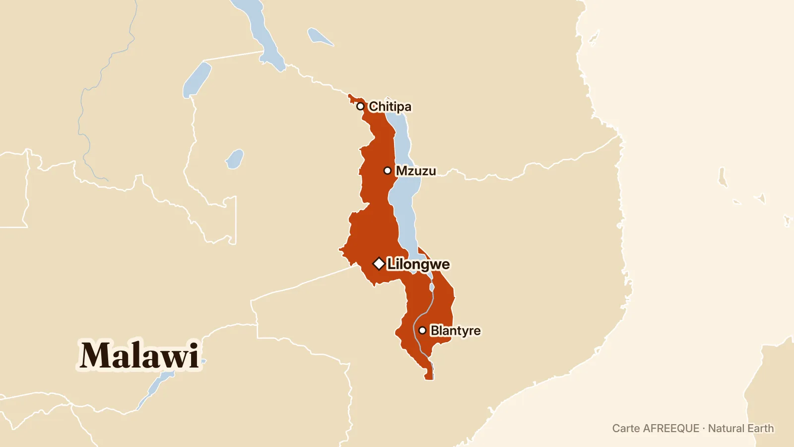 Carte : Malawi