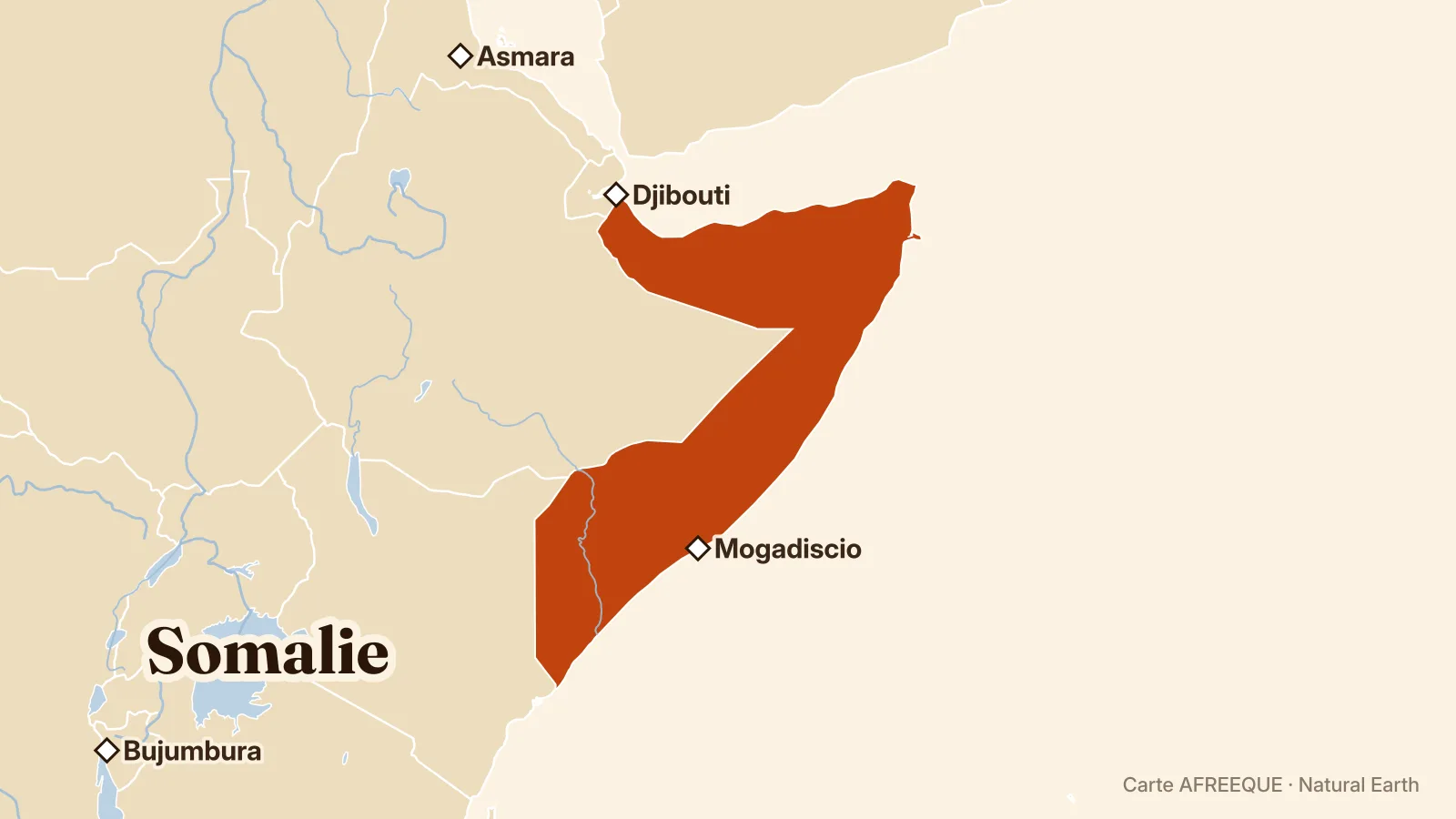 Carte : Somalie