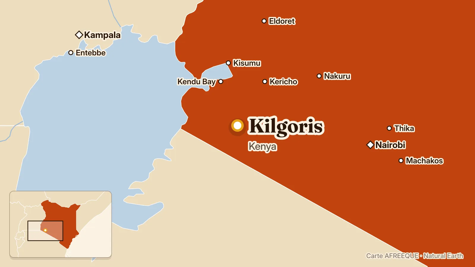 Carte : Kilgoris, Kenya